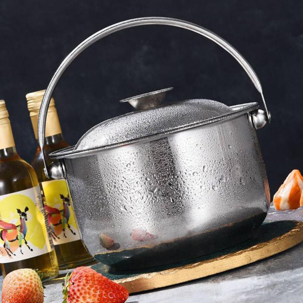 Zerodeko Stainless Steel Stock Pot With Lid