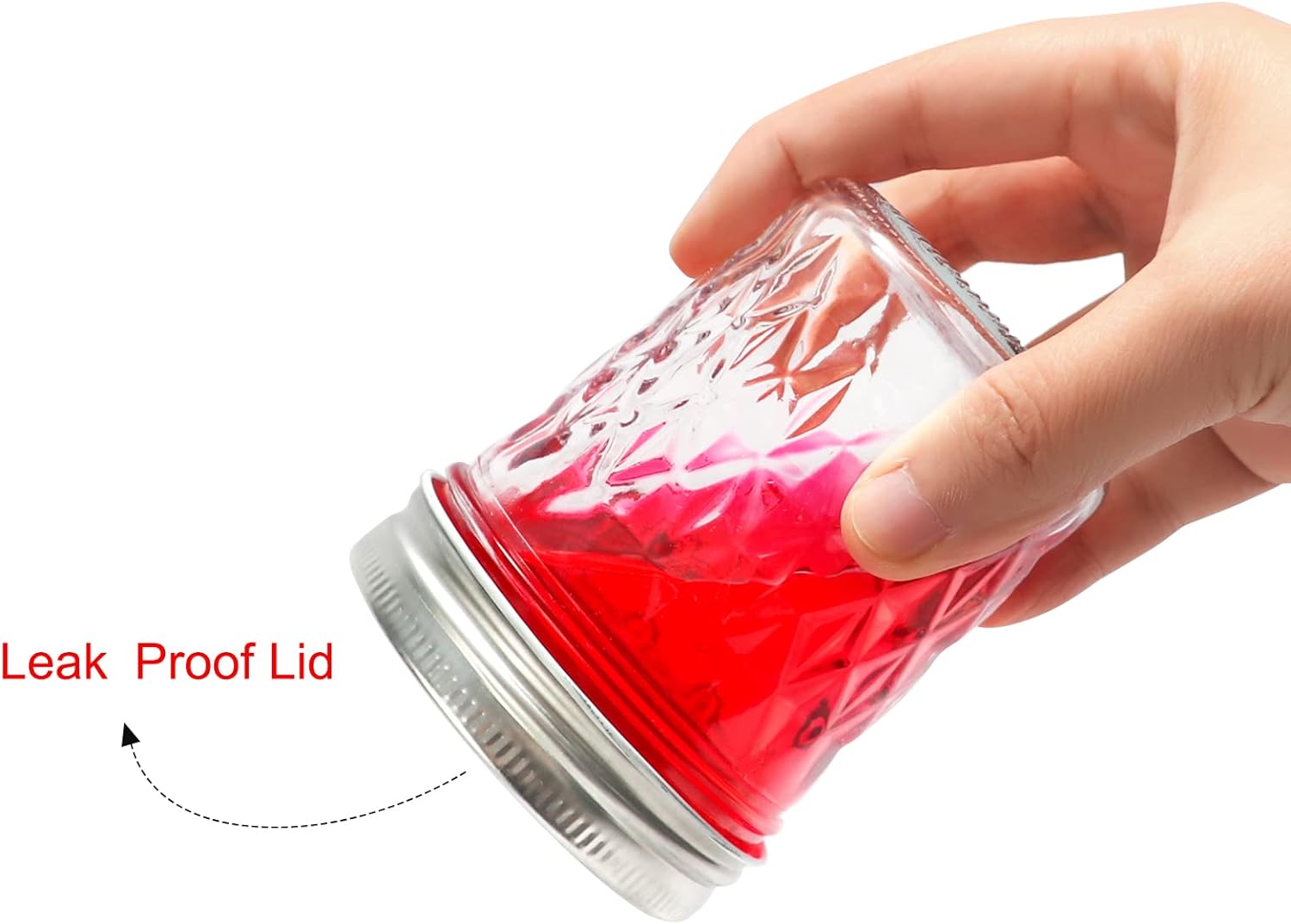 Eco-Friendly Mason Jars 12oz Airtight Capacity