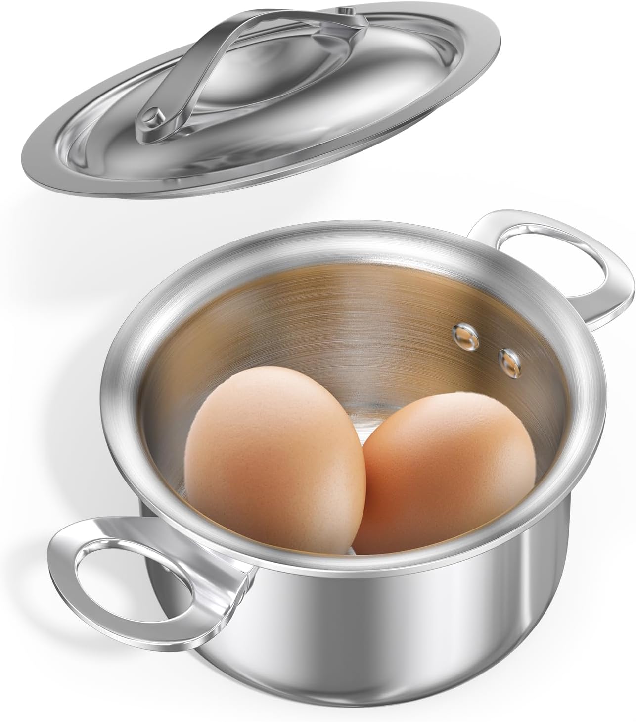 MACEVIA Mini Sauce Pan Stainless Steel ButterWarmer for Home Kitchen 135oz400ml