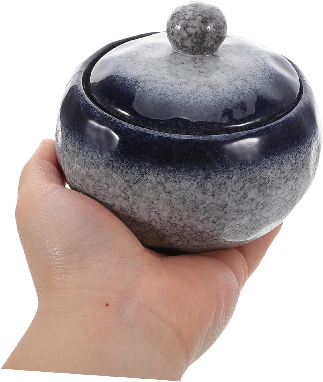 BESTOYARD Japanese Ceramic Stew Pot with Lid for Single Serving