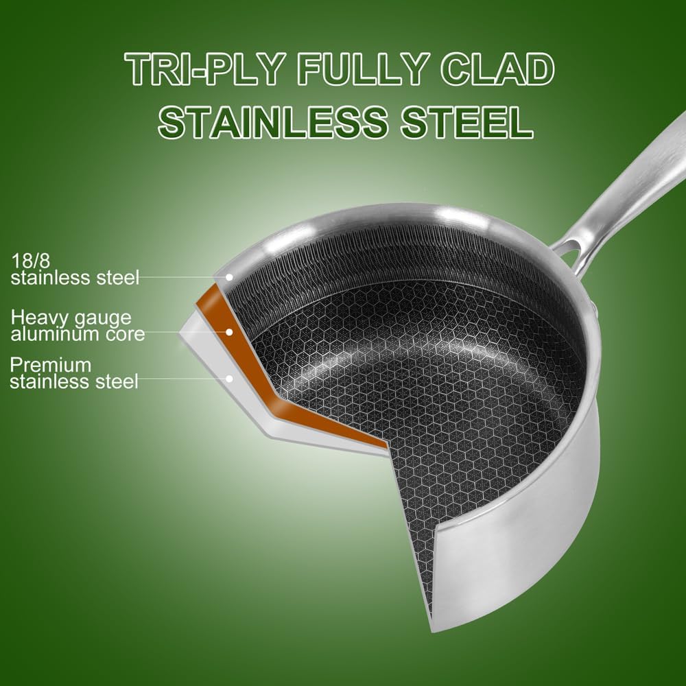 Audanne 20 qt Stainless Steel Saucepan with Steamer