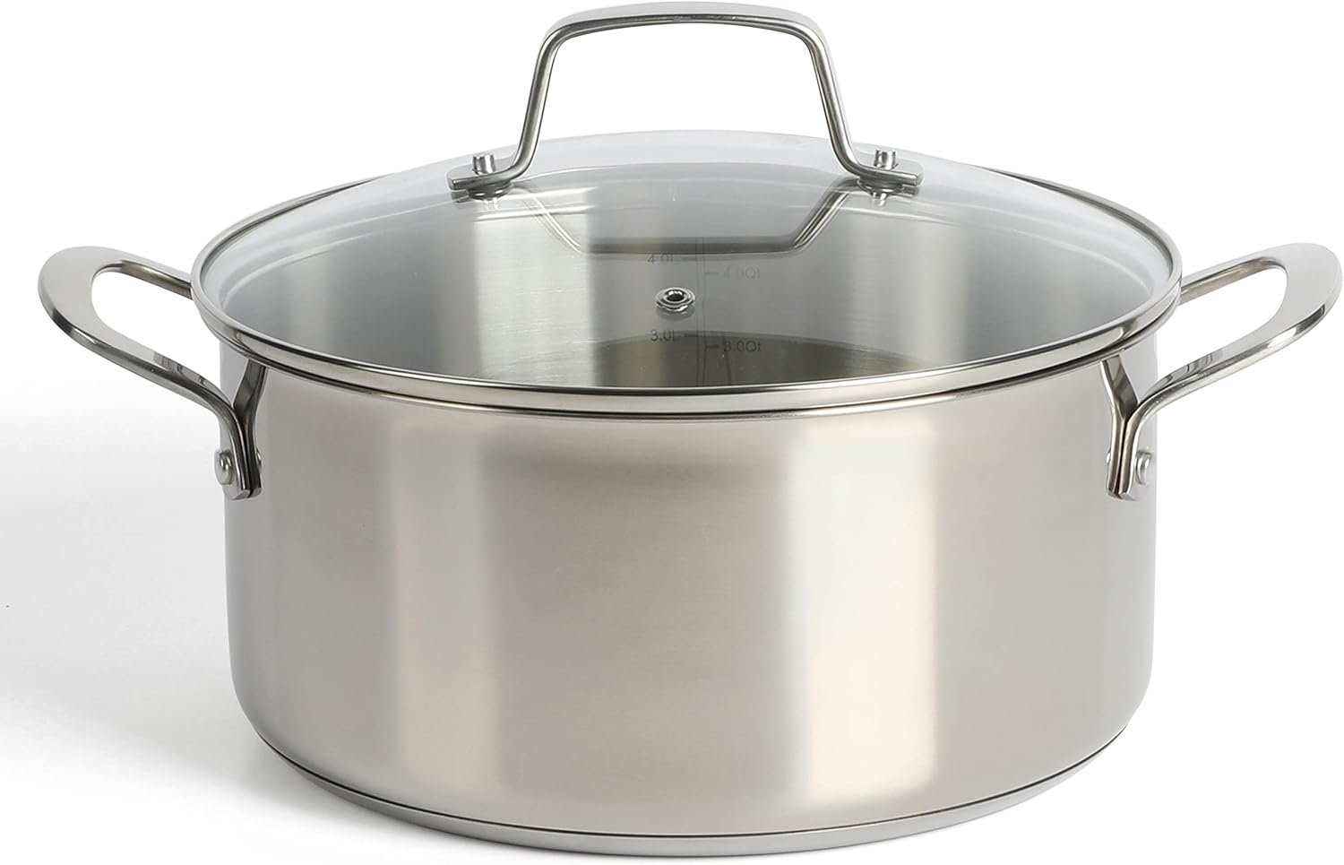 Martha Stewart Castelle 5-Quart Stainless Steel Dutch Oven