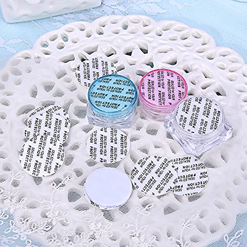 100-Piece Set of Mini Foam Seals for Tamper-Resistant Cosmetics