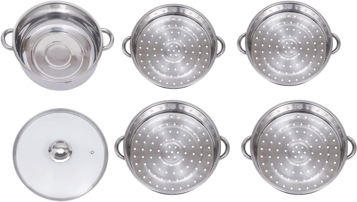 Kangten 5-Tier Multi-Purpose Stock Pot and Steamer Pot