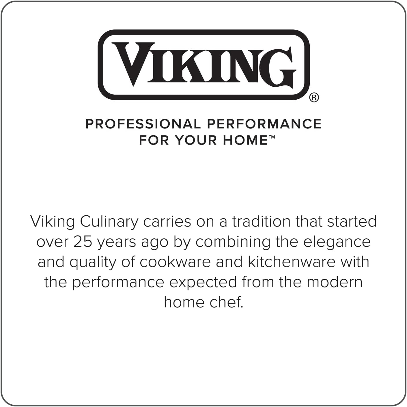 Viking Non-Stick 8-inch Hard Anodized Frying Pan Easy Cooking Ergonomic Design