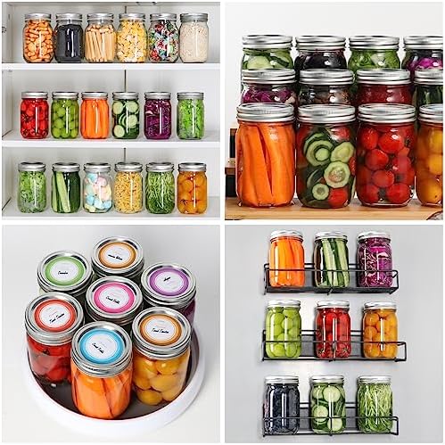 High-Quality 15-Pack Mason Jars for Canning Storage and Fermenting