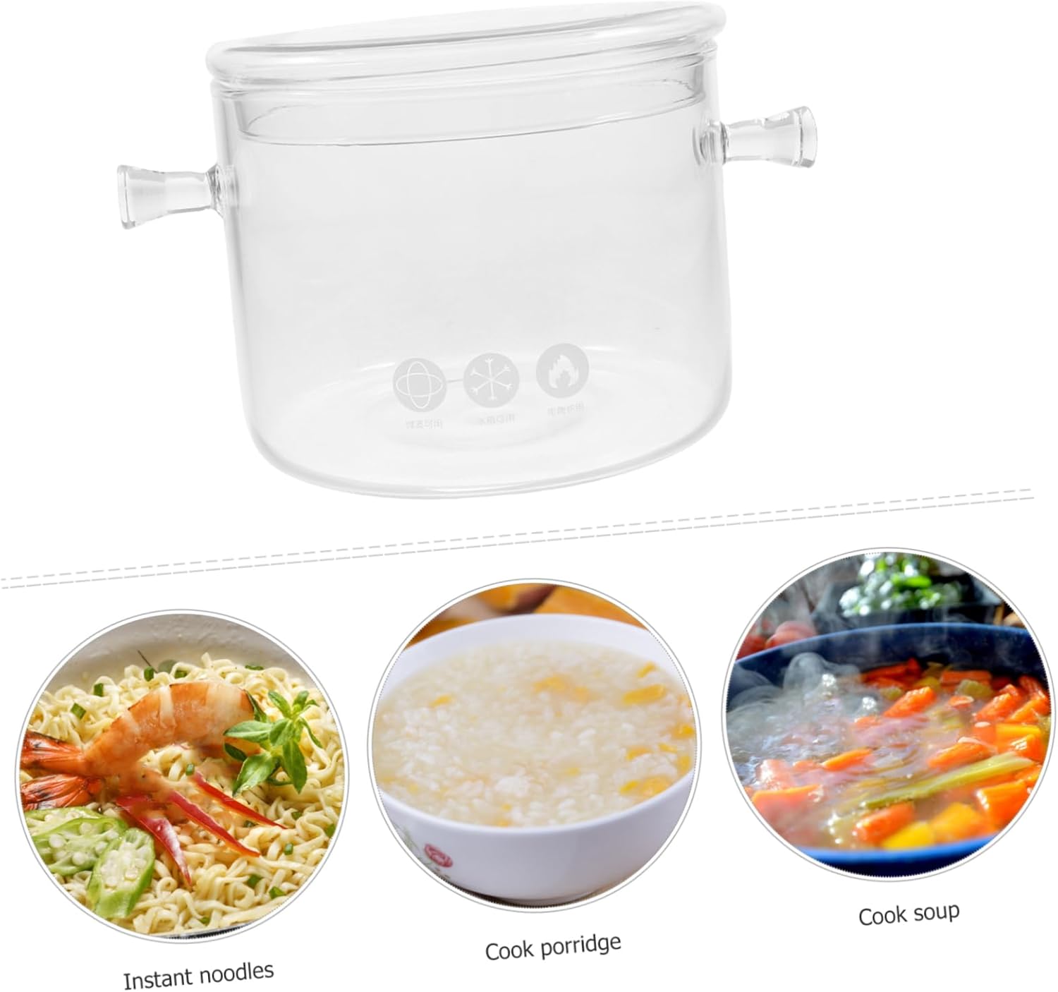 Transform Your Kitchen with the Cabilock Small Glass Pot
