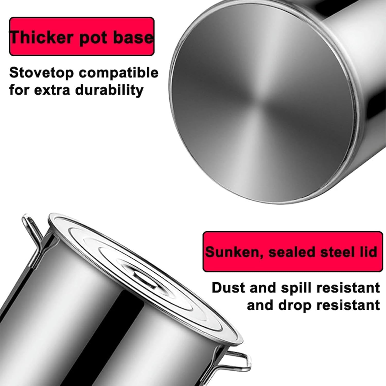 Wzglod Stainless Steel Boil Kit with Perforated Basket