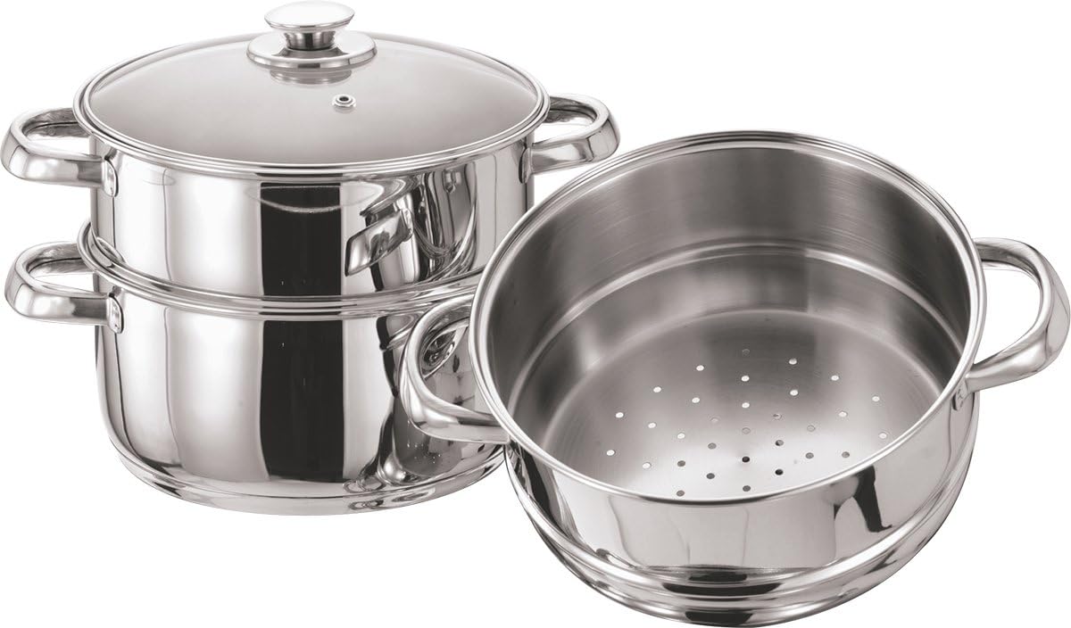 Pristine 4-Piece Stainless Steel Stockpot Set with Cover