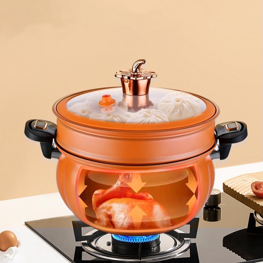 Durable Non-Stick Stock Pot for Cooking