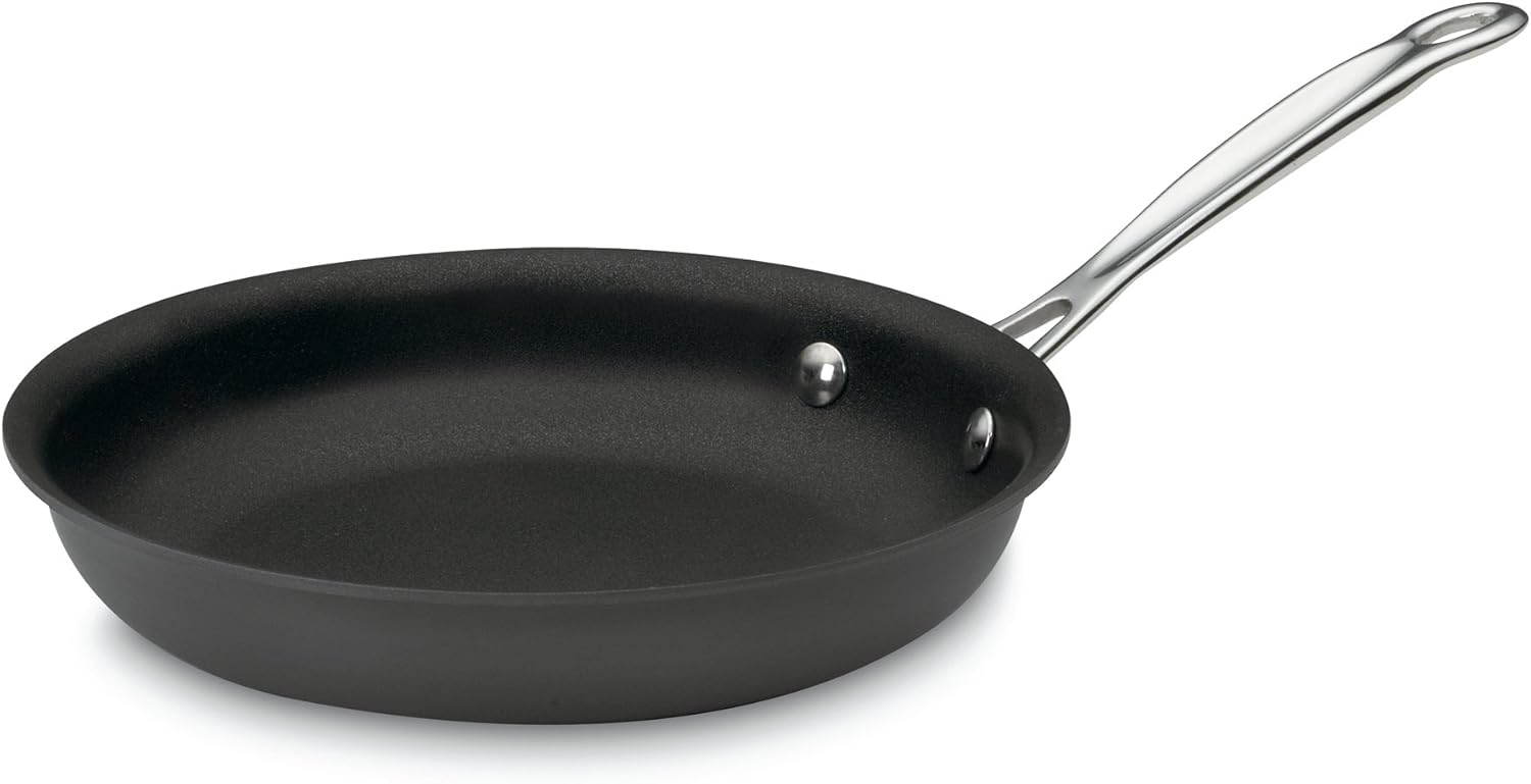 Cuisinart Chefs Classic Nonstick Cookware Bundle - Perfect Pots Heat Evenly Easy to Clean