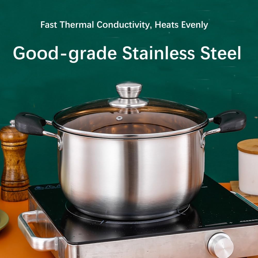 3 Quart Stainless Steel Stock Pot
