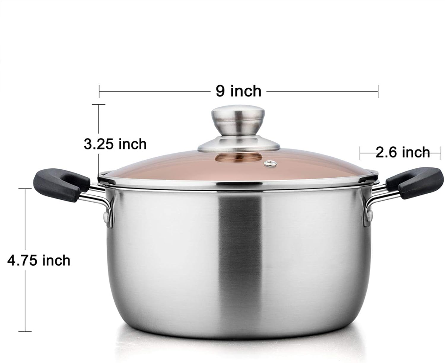 TeamFar 4qt Stock Pot
