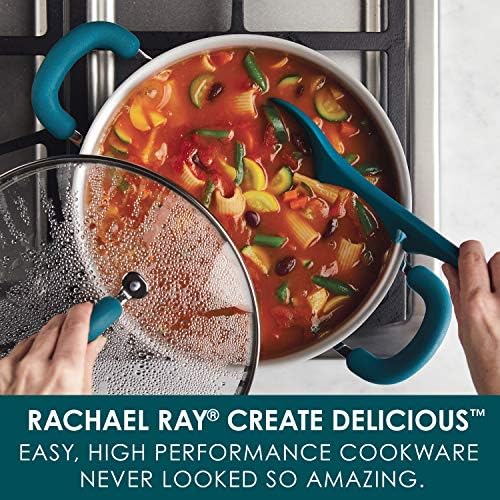 Rachael Ray 6-QT Nonstick Stock Pot with Lid