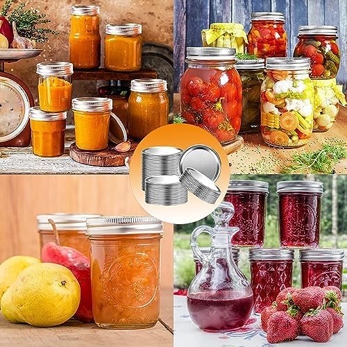 100-Count Wide Mouth Canning Lids