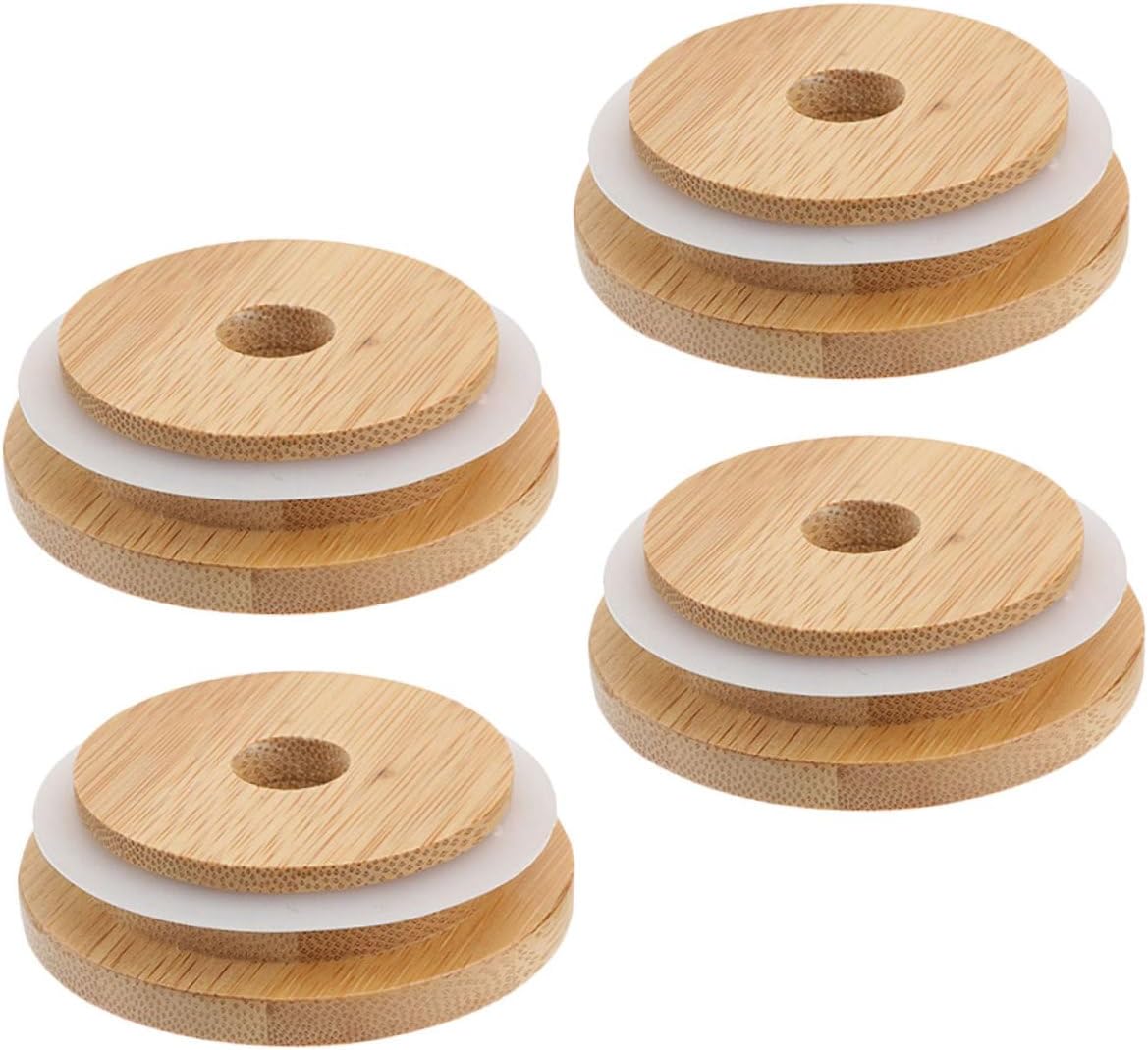 Versatile and Durable 4-Piece Mason Jar Lid Set
