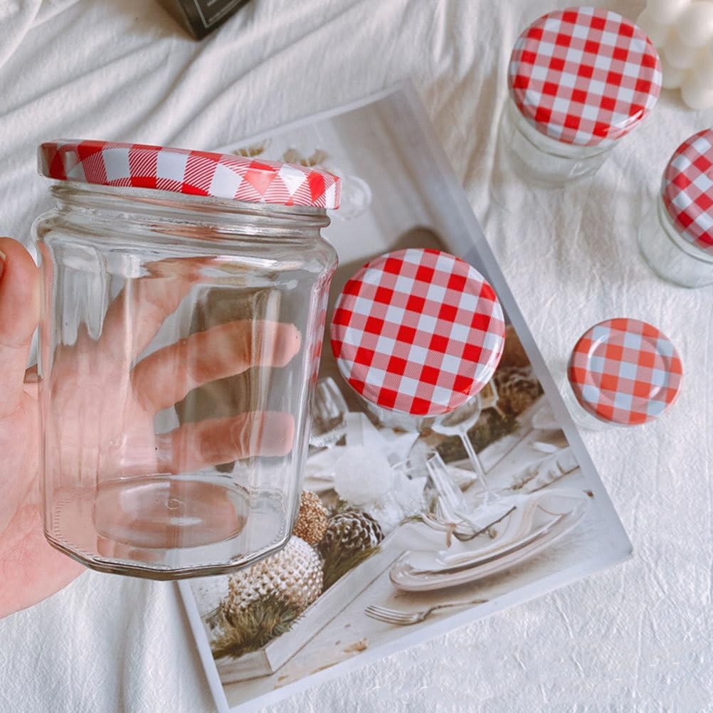 Luxshiny 40pcs Mason Jar Lids Perfect for Canning Sealing Storage