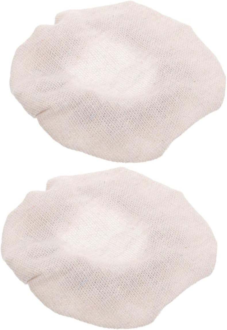 2-Piece Beige Cloth Airtight Jar Lids