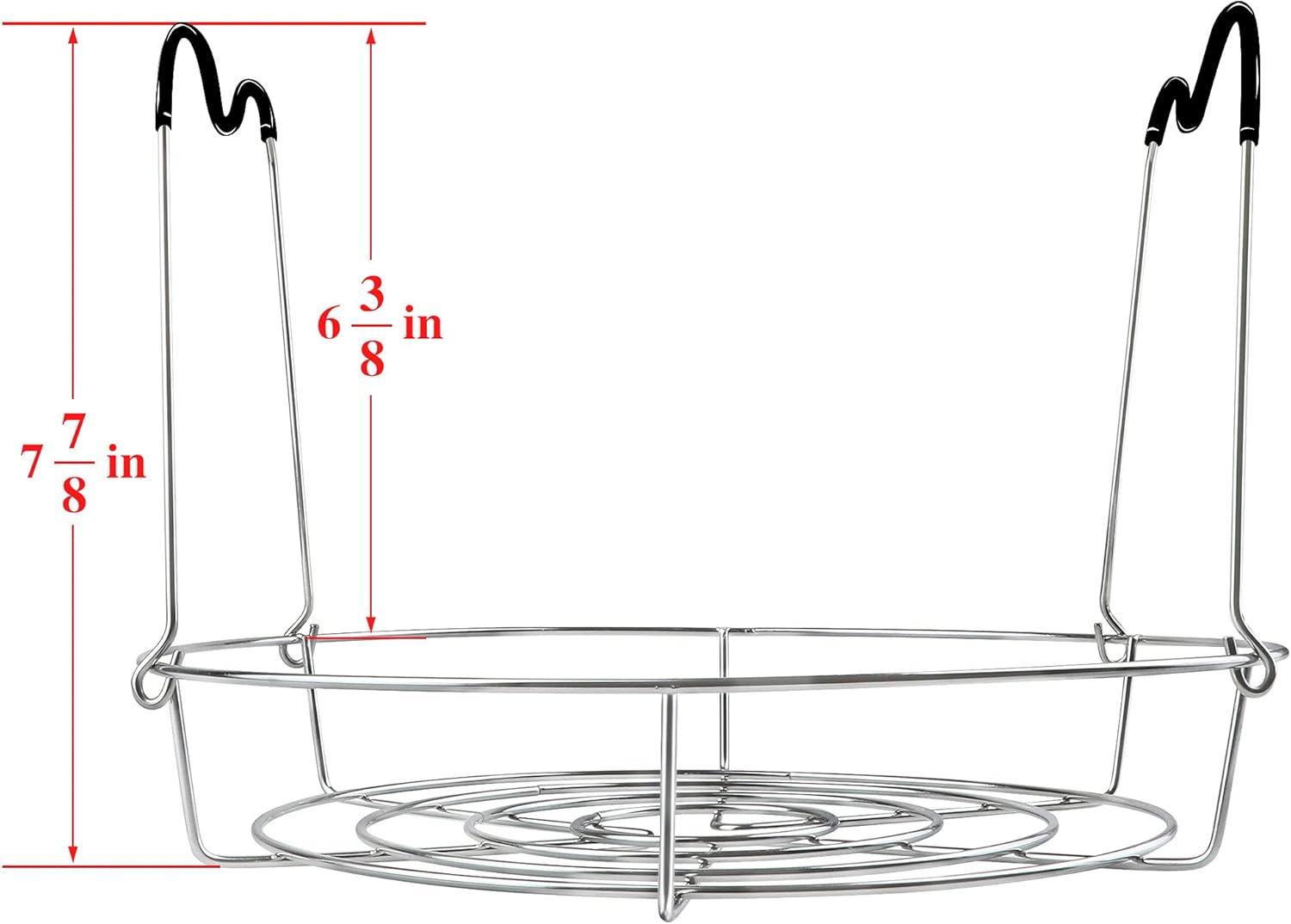 12-inch Stainless Steel Canning Rack Holds 7 Pints or 6 Quarts
