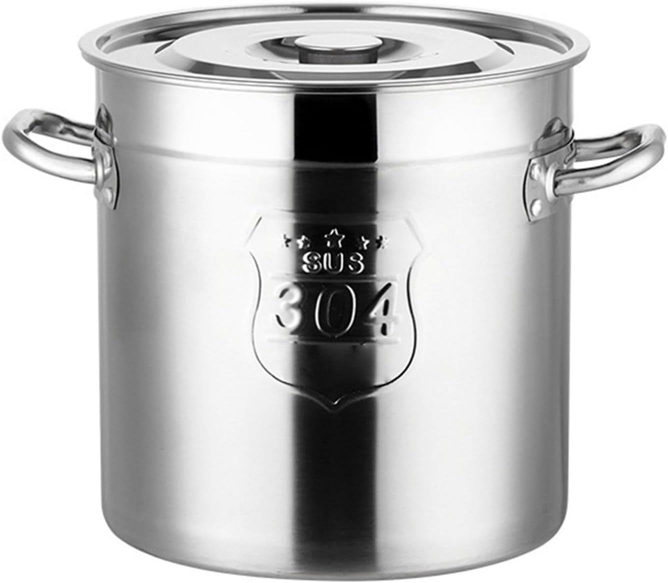 AIZYR 304 Stainless Steel Stockpot with Lid Durable Multi-Purpose