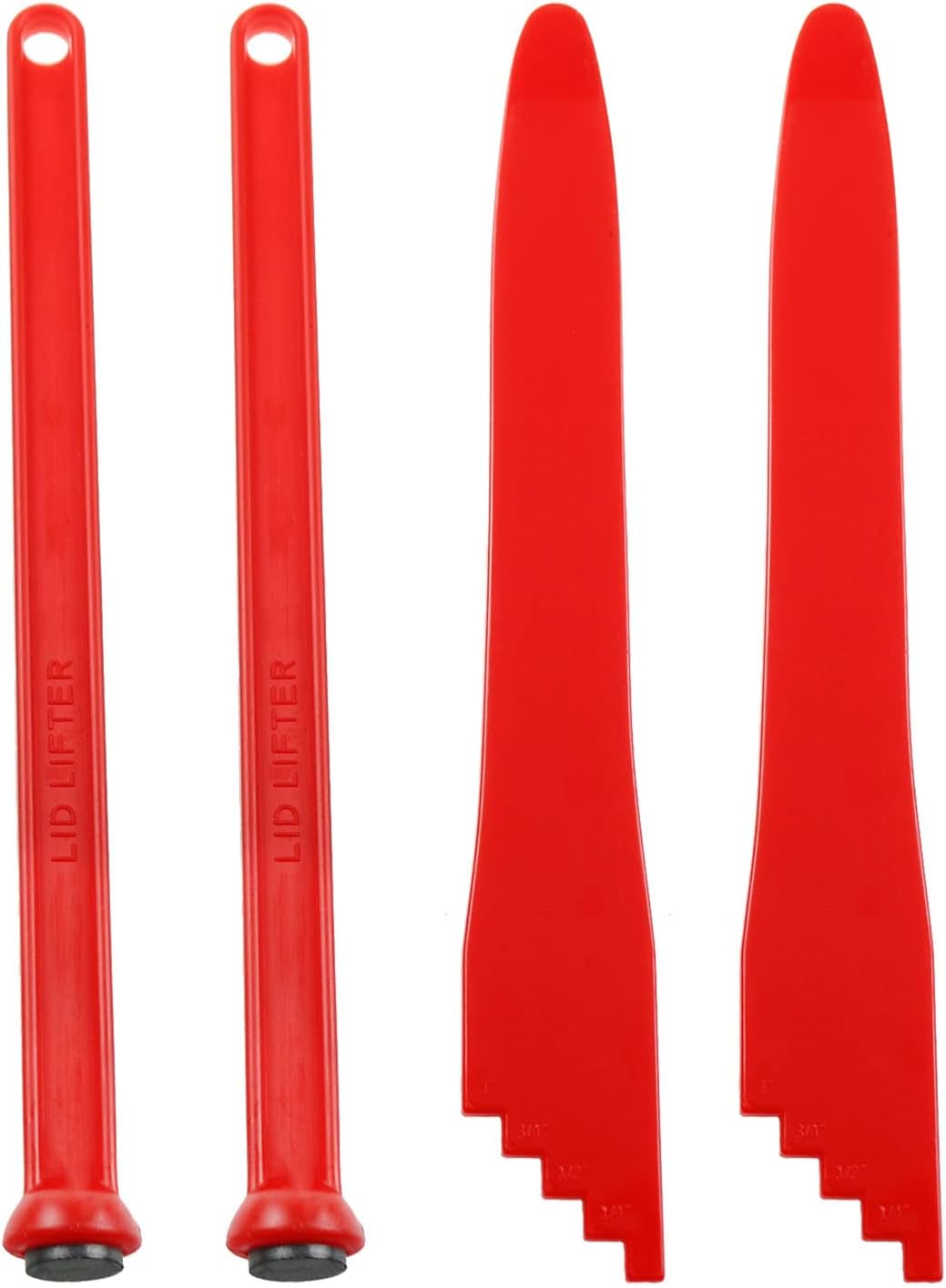 ZZHXSM2pcs Canning Bubble Popper 2pcs Magnetic Lid Lifter Easy Canning Tools Red