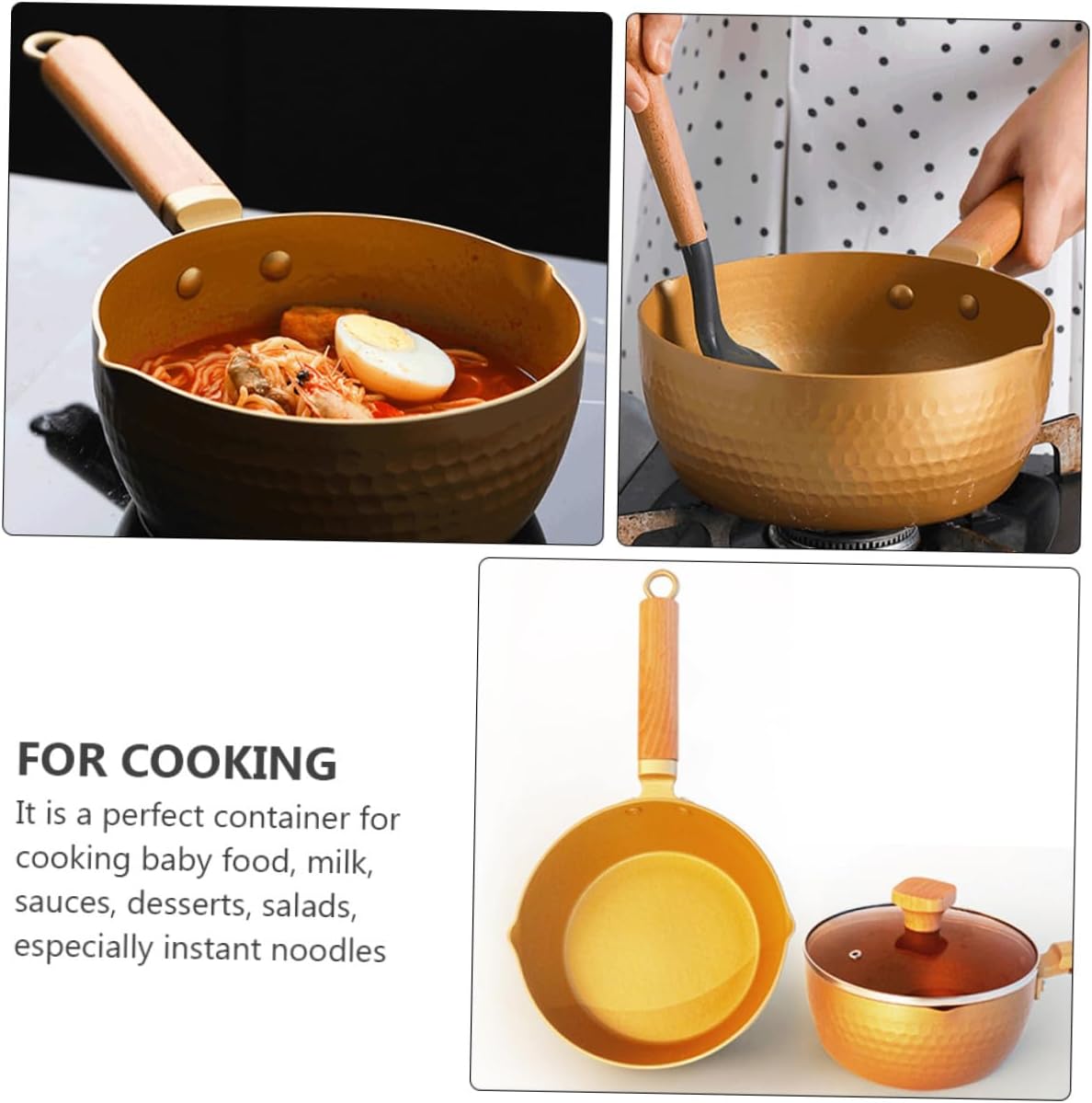 ABOOFAN 18cm Non-Stick Milk Pan for Efficient and Quick Cooking