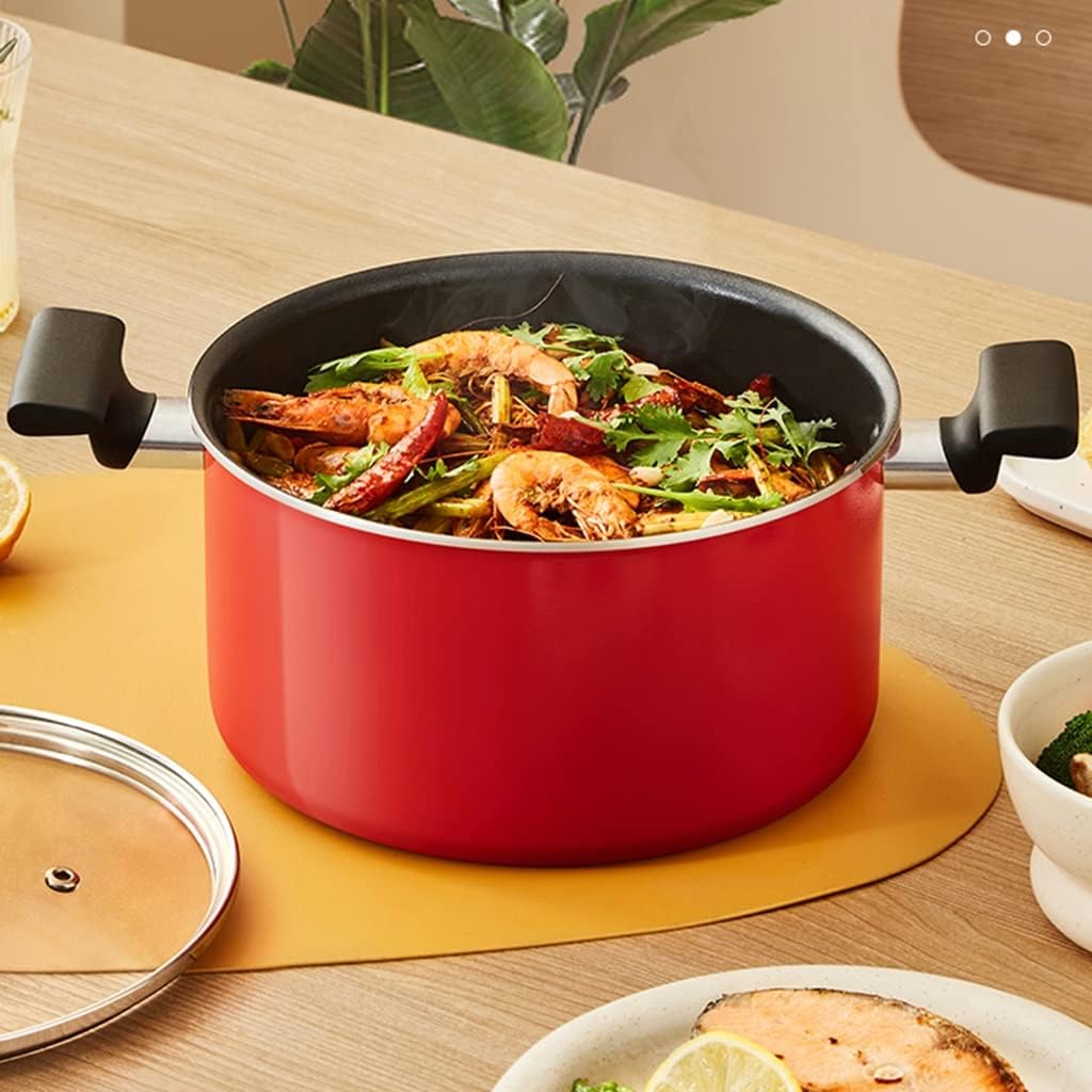 GLJAN - Healthy Stock Pot Red 22cm