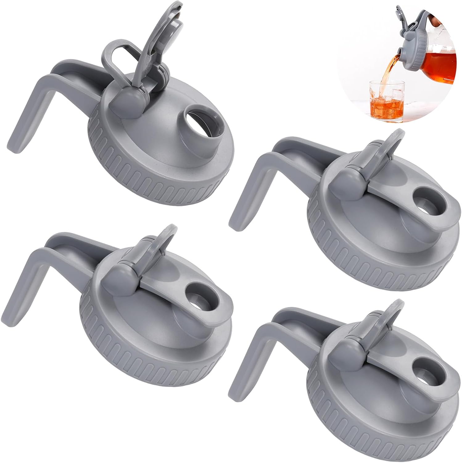 Simple Durable Mason Jar lid Set for Cooking Serving