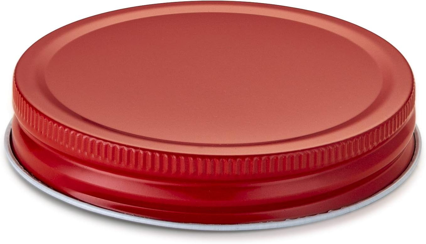 Kook Mason Jar Lids Set of 12 - Airtight Reliable
