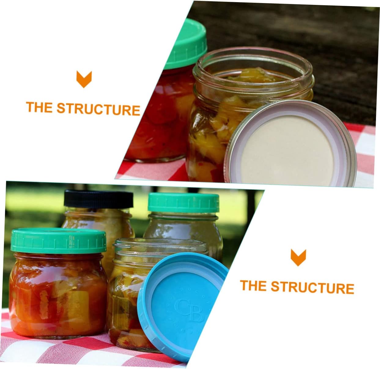 Leak-Proof Silicone Rings for Mason Jars