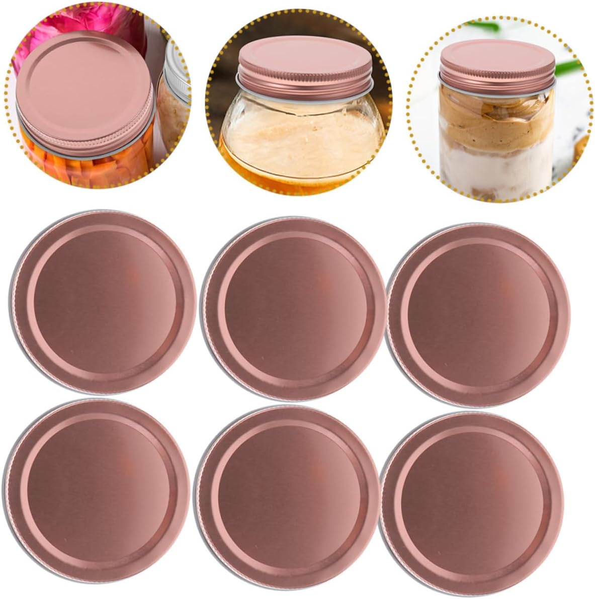 BrightFufu Mason Jar Lid Set