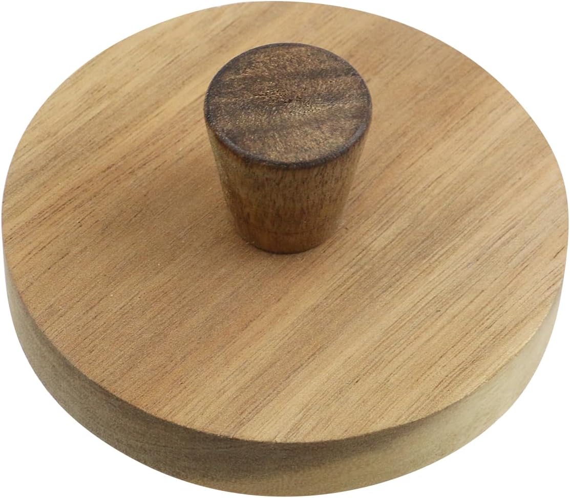 Safe Eco-Friendly Acacia Wooden Lids for Mason Jars 4-Pack