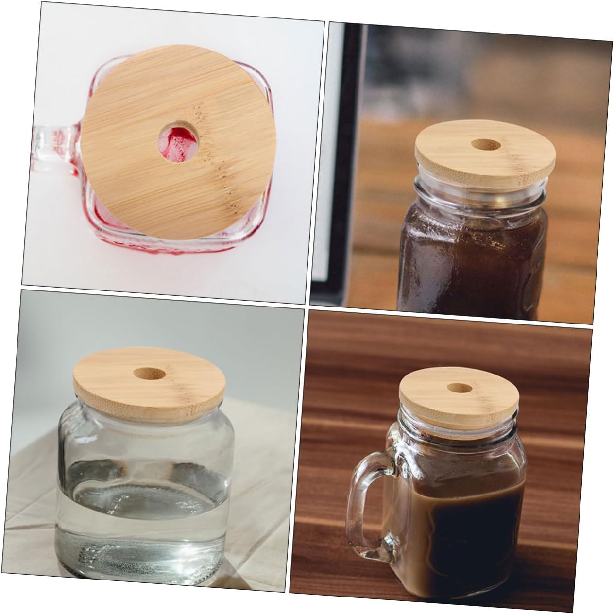 Perfect Mason Jar Lid Dispenser 6-Piece Set for Home Kitchen Use