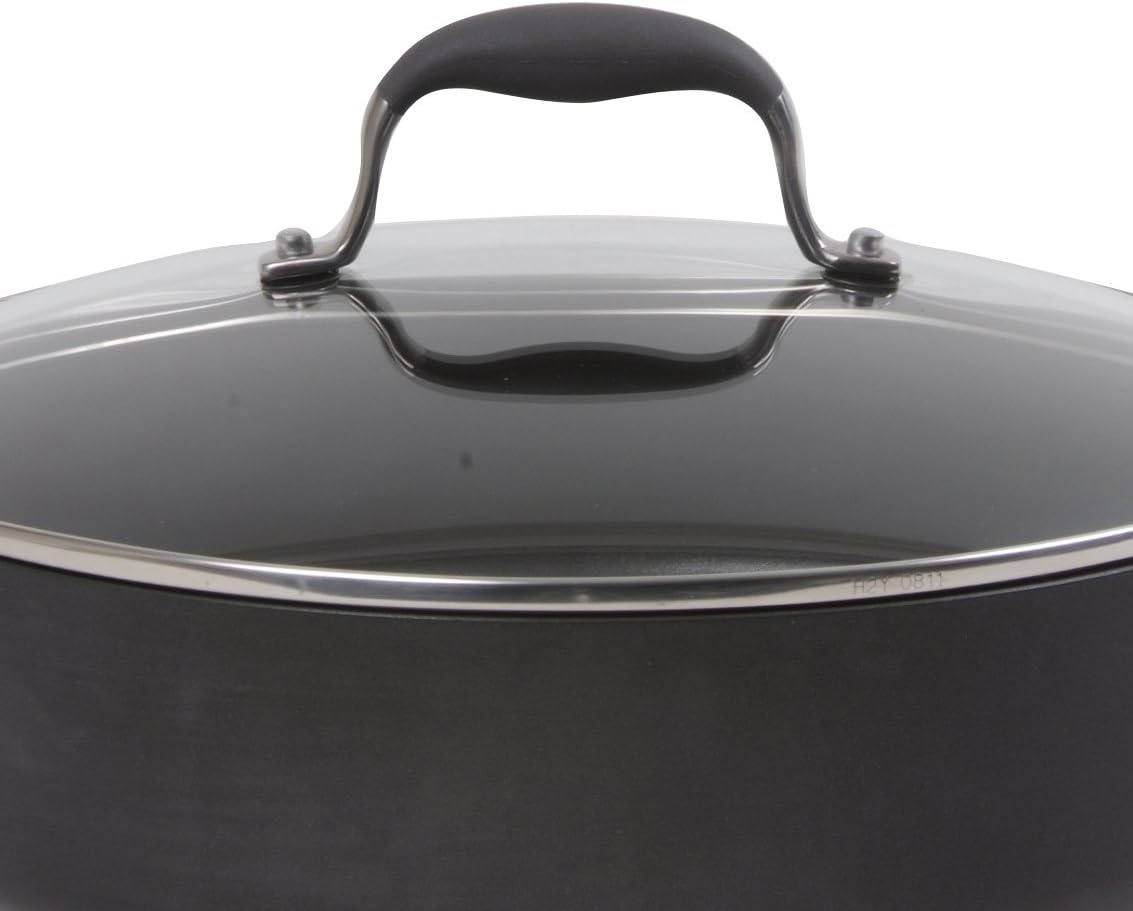 Anolon 75 qt hard-anodized stockpot with lid