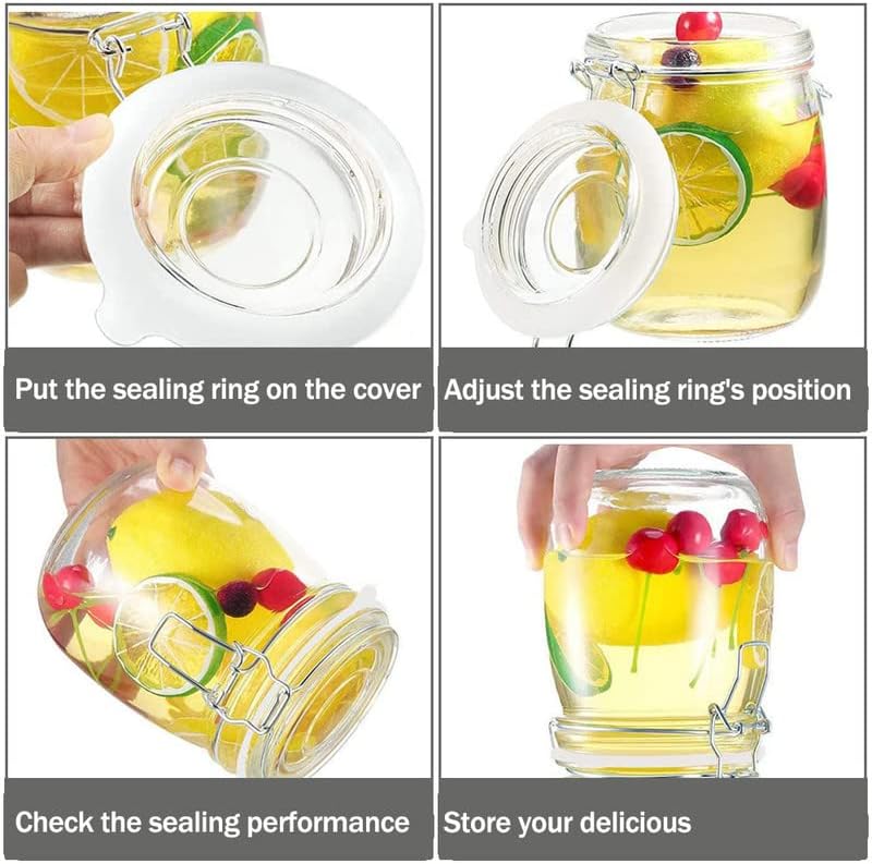 Silicone Gasket for Airtight Preserve Jar Lids