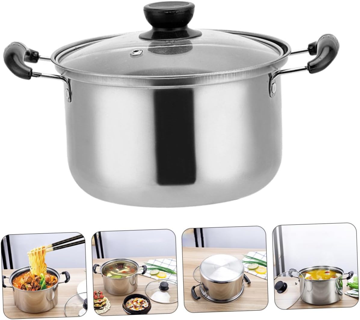 BESTOYARD Stainless Steel Stockpot 16C
