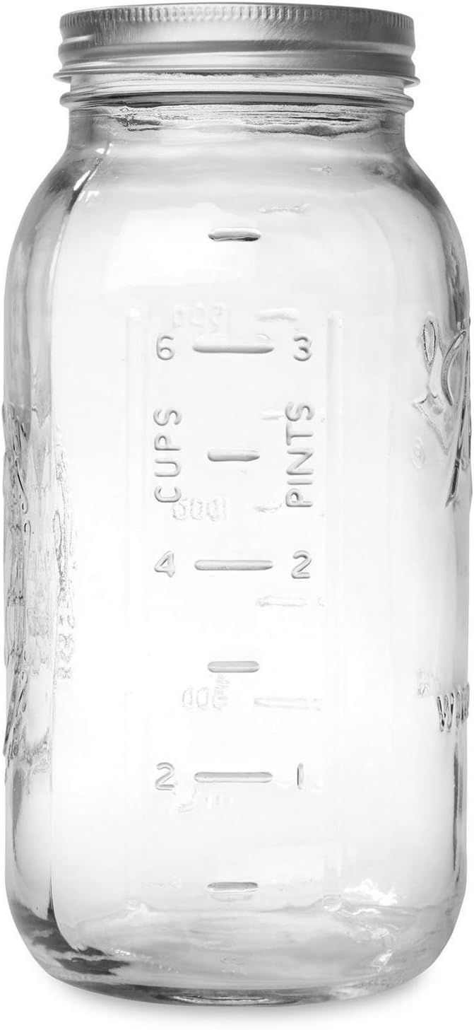 Authentic Matheny 64oz Mason Jar