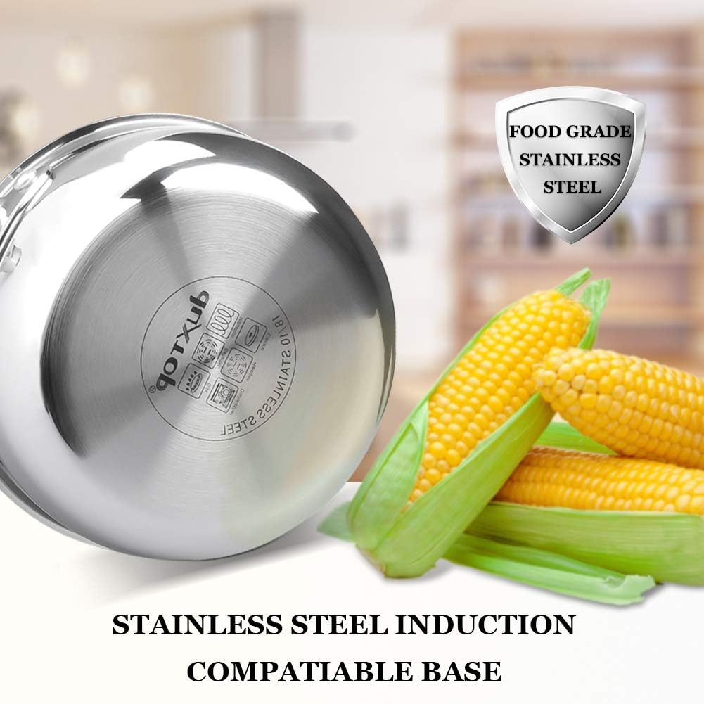 Duxtop Tri-Ply Stainless Steel Saucepan