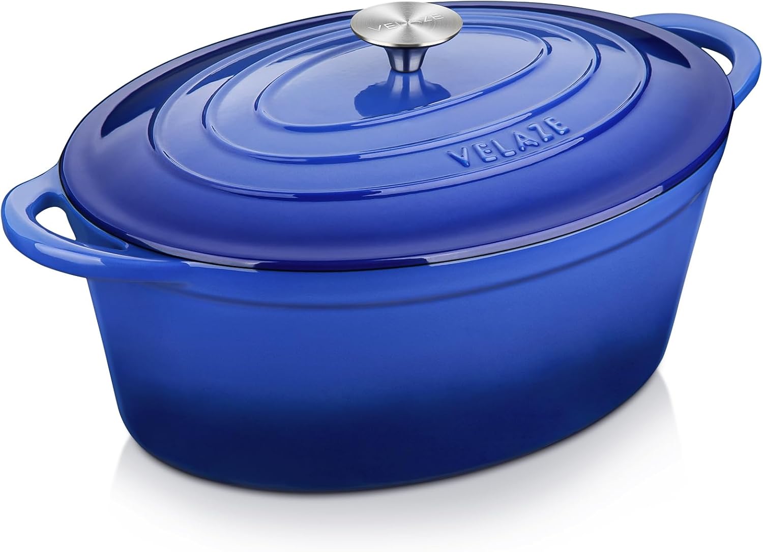 Velaze Cast Iron Dutch Oven - Durable Mixing Pot for Baking Cooking