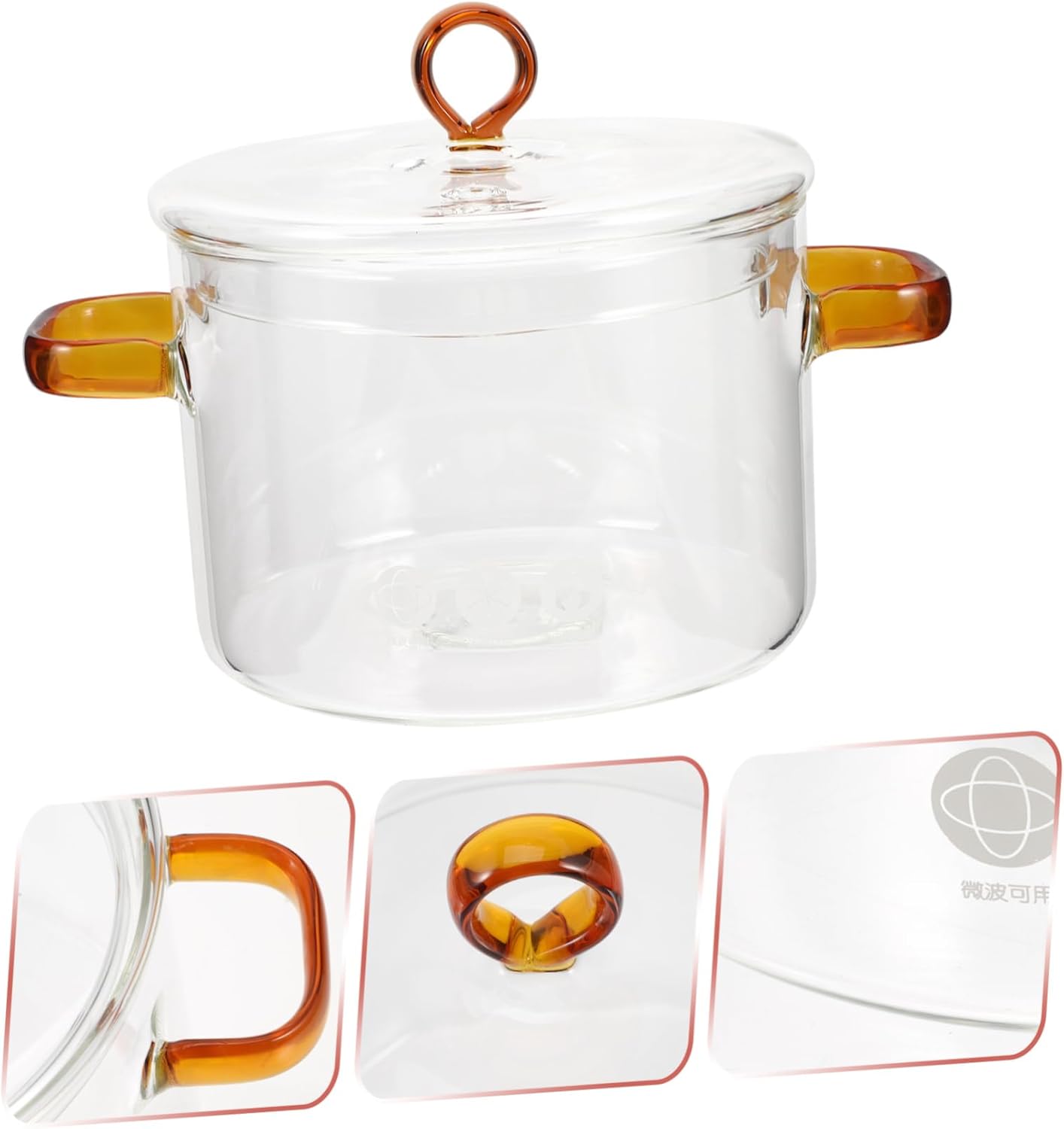 HOLIDYOYO Multipurpose Stovetop Stockpot with Lid and Handles