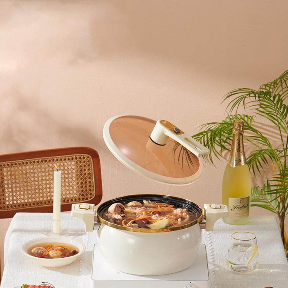 Modern Stock Pot with Glass Lid