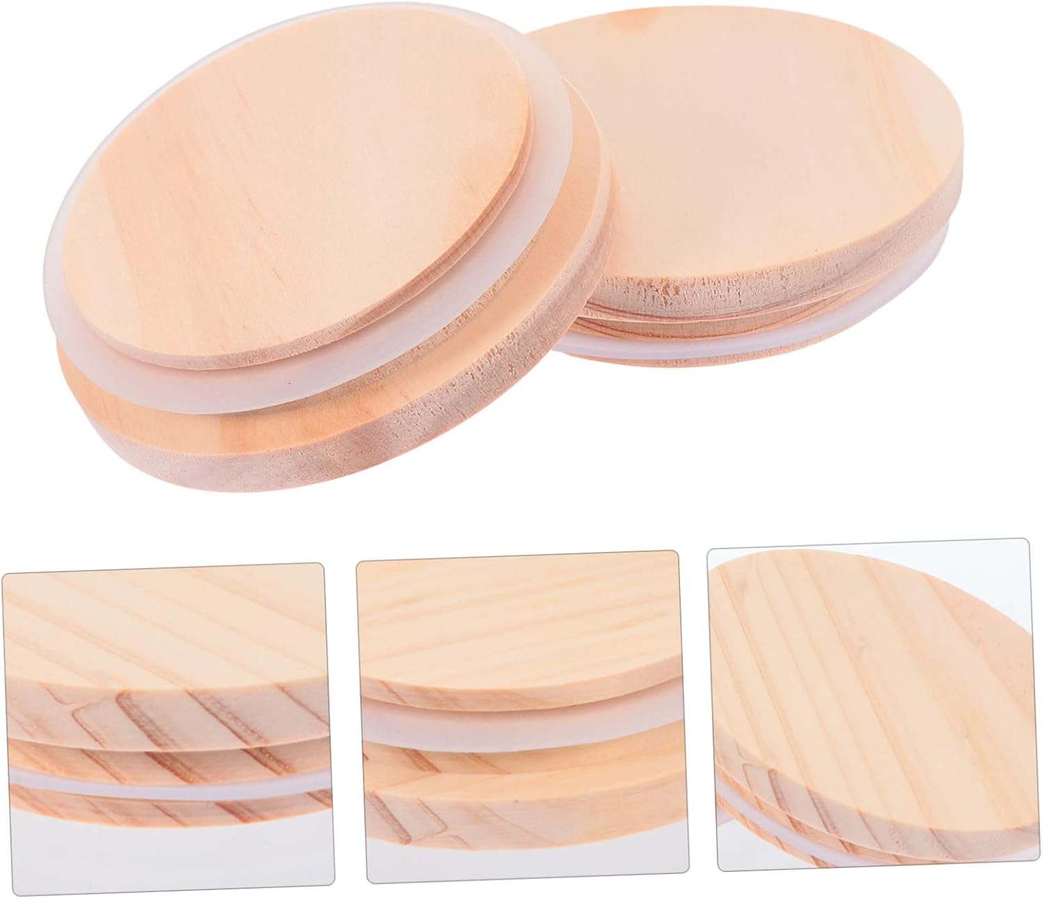 Solid Wood Canning Lid Set