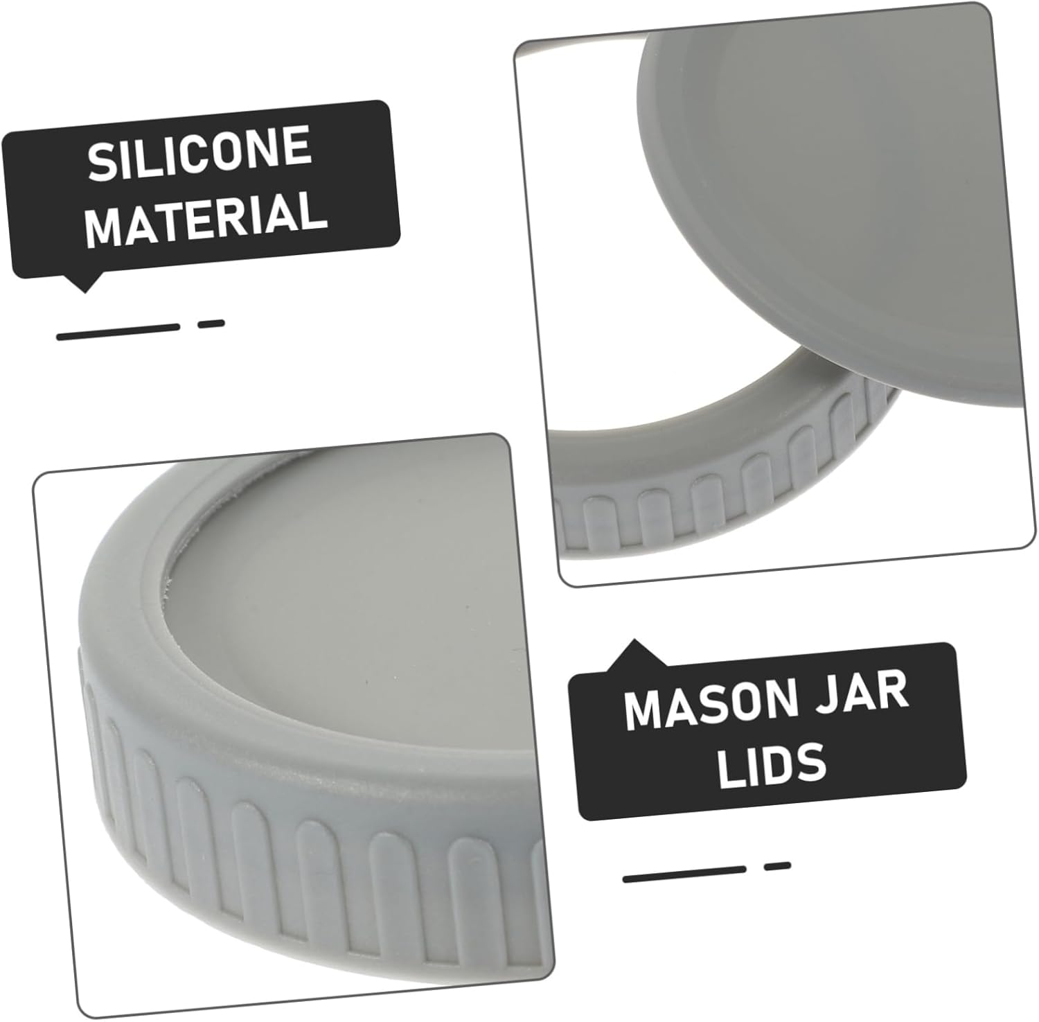 Mason Jar Lids Reusable Anti-Leakage Mason Jar Lids Wide Mouth