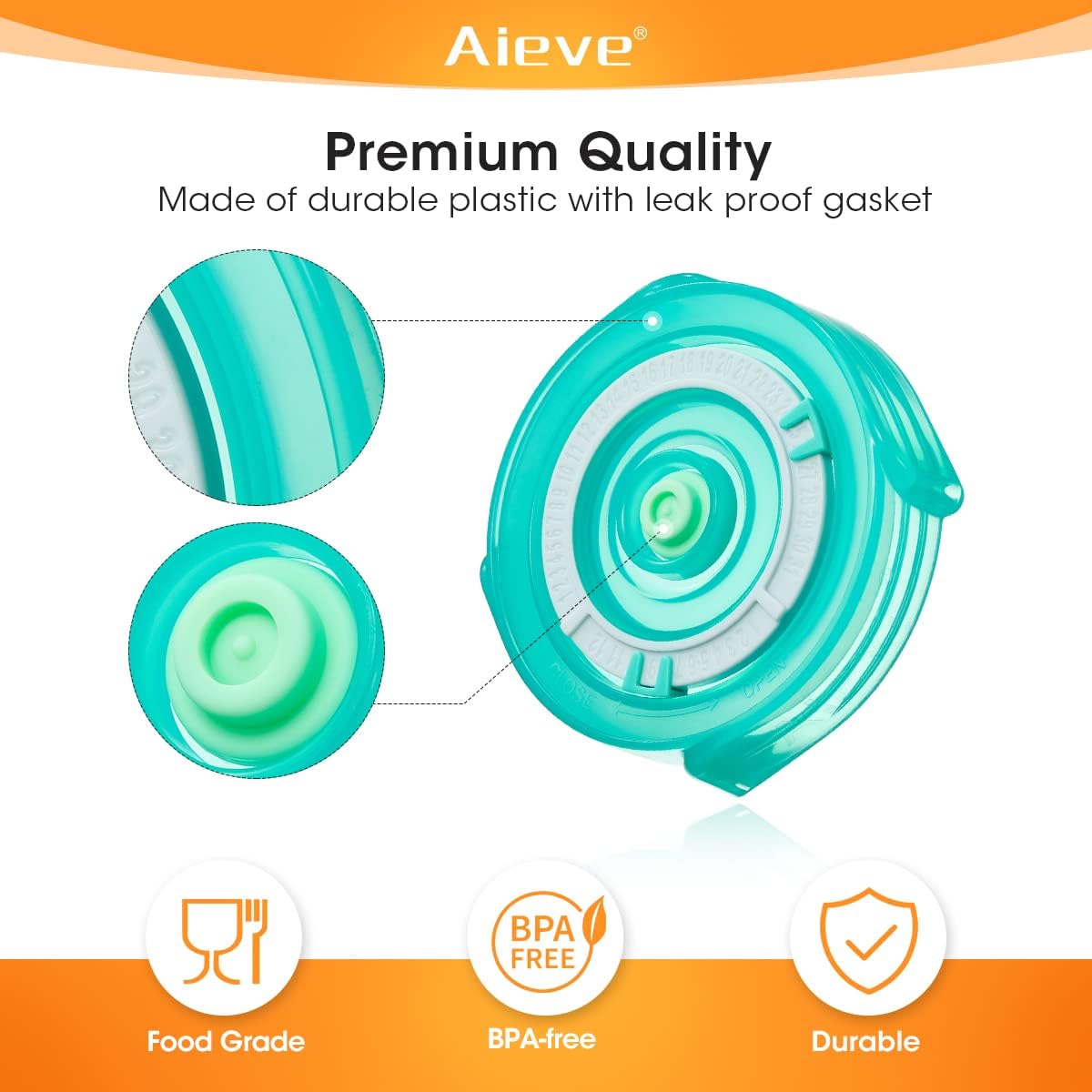 AIEVE 6-Piece Fermentation Lids Set