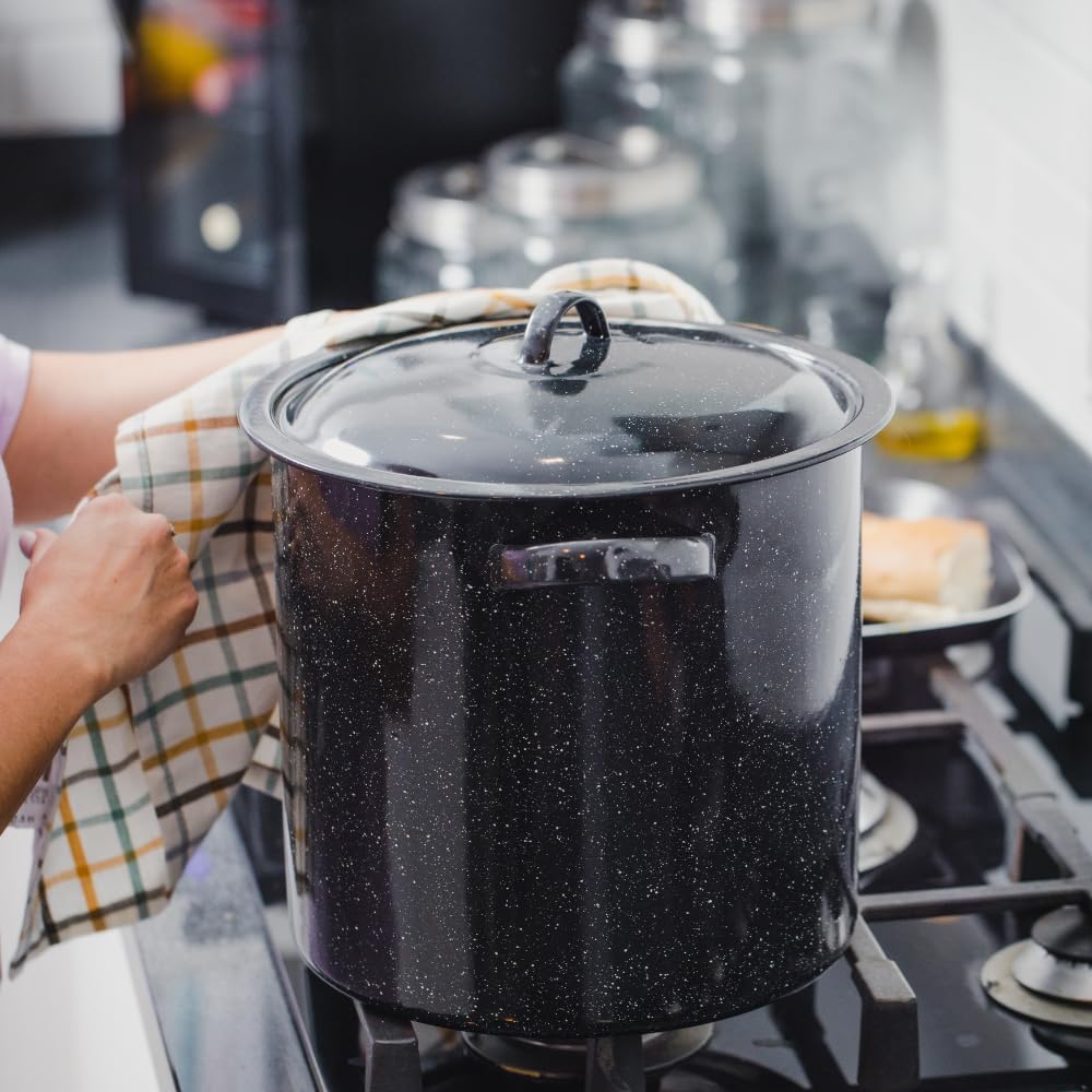 155 Qt Stock Pot with Lid