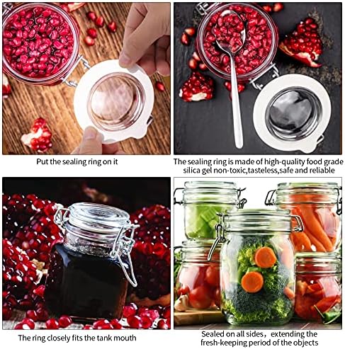 8-Piece Silicone Jar Gaskets