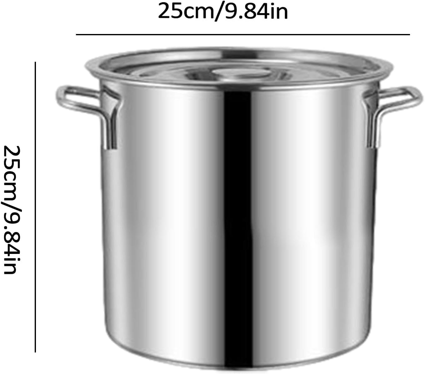 Stainless Steel Stock Pot with Lid Perfect for Cooking Durable Safe