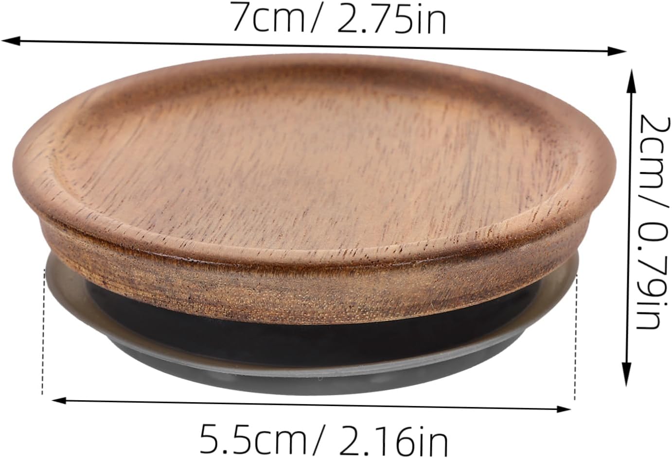 PrettyZoom Organic Wide Mouth Mason Jar Lids for Canning and Storage