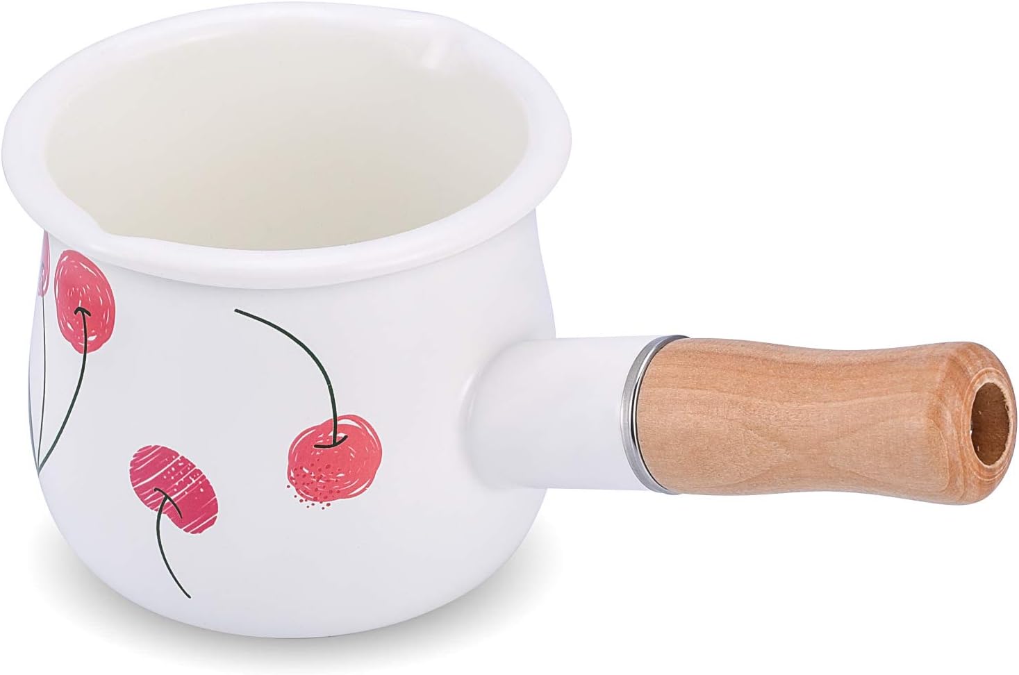 Mini Enamel Milk Pot for Warming