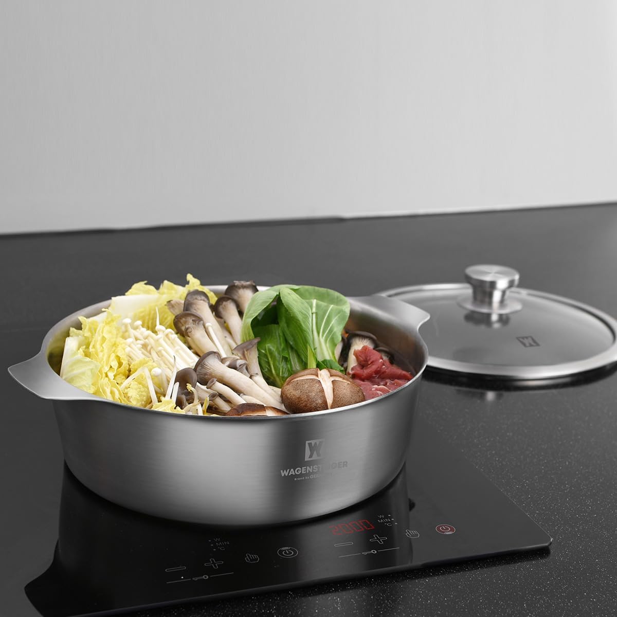 Stainless Steel 4-5 Person Casserole Durable Moist